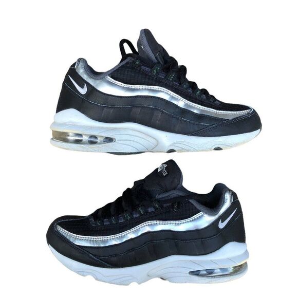 RARE 2018 Nike Air Max 95 Y2K Black Silver Size 7.5 - Picture 7 of 14